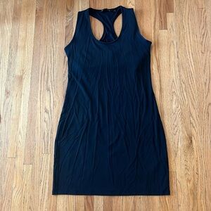 Athleta Racerback Mini Dress Black Medium